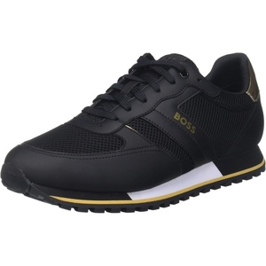 BOSS Men’s Parkour Runn Sneakers(Black Fog)