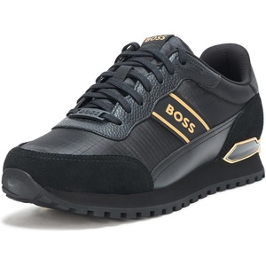 BOSS Men’s Parkour Runn Sneakers(Black Olive)
