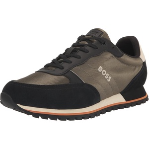 BOSS Men’s Parkour Runn Sneakers(Dark Forest Green)