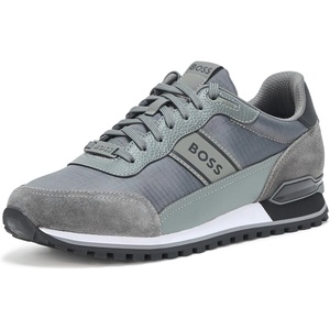 BOSS Men’s Parkour Runn Sneakers(Fossil Grey)