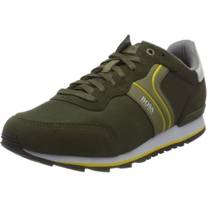 BOSS Men’s Parkour Runn Sneakers(Open Green357)