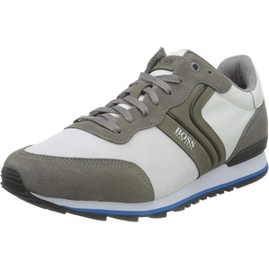 BOSS Men’s Parkour Runn Sneakers(Open White122)