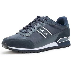 BOSS Men’s Parkour Runn Sneakers(Yankee Blue)