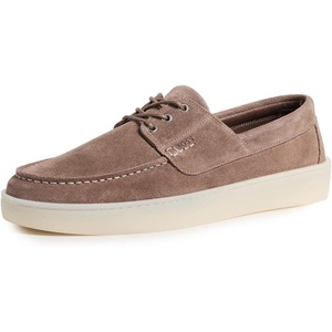 BOSS Men’s Randal Boat Shoes(Medium Beige)
