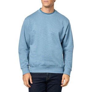 BOSS Men’s Slub Yarn Single Jersey Sweatshirt(Niagara Mist)