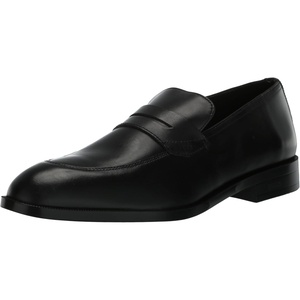 BOSS Men’s Tayil Shaded Leather Loafer Dress Shoe(Black Pepper)