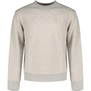 BOSS Men’s We Logo Sweatshirt, Black(Open Grey 086)