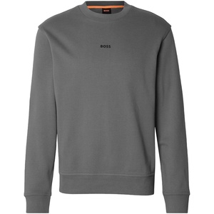 BOSS Men’s Wesmallcrew Sweatshirt(Open Grey)
