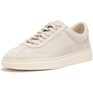 BOSS Women’s Kieran Cupsole Suede Sneaker(Tan Dunes)