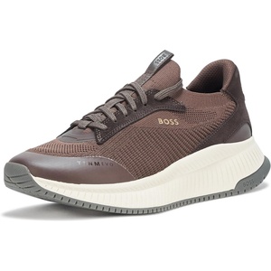 BOSS Women’s Modern Knit Structure Running Sneaker(Cappuccino Brown)