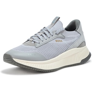 BOSS Women’s Modern Knit Structure Running Sneaker(Grey Microchip)