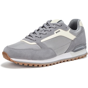 BOSS Women’s Parkour Runn Sneakers(Grey Microchip)